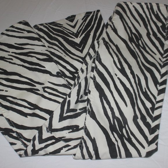 Free People Zebra Flared Pants Size S - Picture 3 of 3